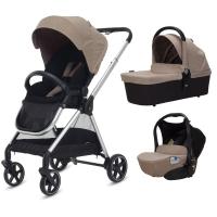 CASUALPLAY - Playxtrem Set športový kočík Vintage + autosedačka Baby 0+2 + vanička Vintage Cot Sahara