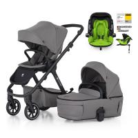 PETITE&MARS ICON 2v1 LITE RWS + KIDDY Evoluna i-size 2 + základňa Dove Grey