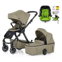 PETITE&MARS ICON 2v1 LITE AIR + KIDDY Evoluna i-size 2 + základňa Mossy Green