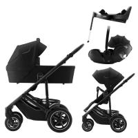 Britax Römer Smile 5Z + Vanička + autosedačka Baby-Safe PRO Classic + Vario Base 5Z 4v1 Space black